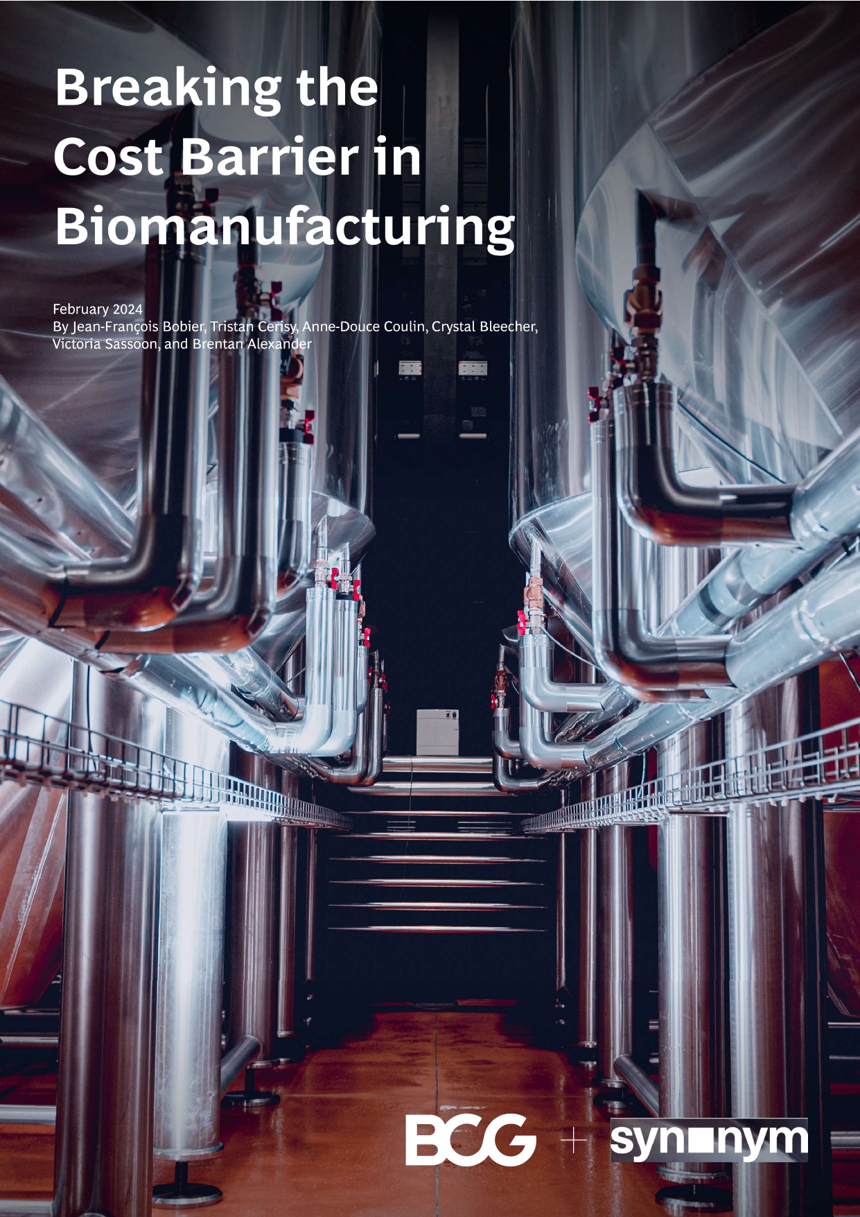 Large scale cylinders and pipes representing biotechnological processes
